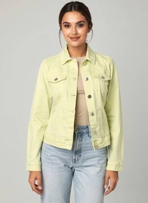 Veste casual poignets boutonnés avec fente vert TIFFOSI femme