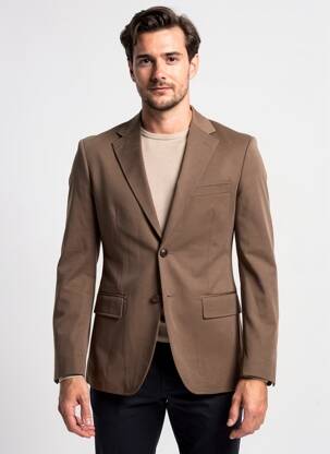 Blazer coupe cintrée marron KENZO homme