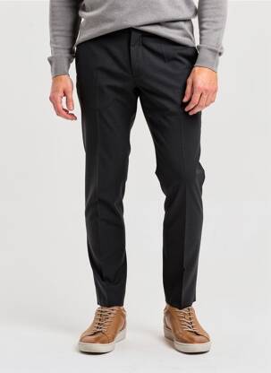 Pantalon slim taille à pinces taille normale noir CALVIN KLEIN homme