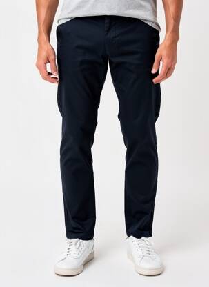 Pantalon chino bio taille normale bleu SELECTED homme