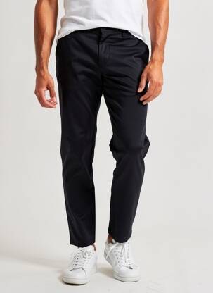 Pantalon chino bio taille normale noir SELECTED homme