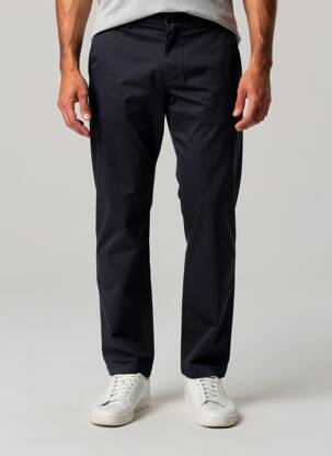 Pantalon chino tissage popeline taille normale bleu TOMMY HILFIGER homme
