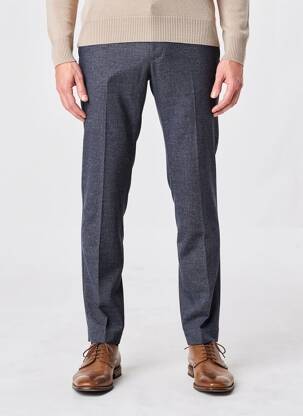 Pantalon slim tissage chiné taille normale bleu TOMMY HILFIGER homme