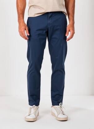 Pantalon chino stretch bleu SELECTED homme