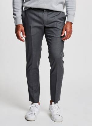 Pantalon slim tissage chiné taille normale gris STRELLSON homme