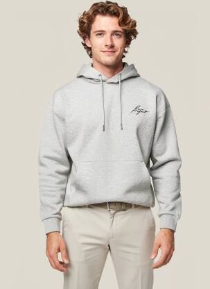 Sweat-shirt à capuche poches manches longues gris JACK & JONES homme