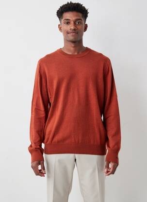 Pull col v manches longues marron PEPE JEANS homme