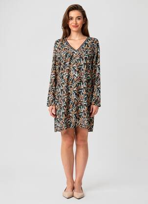 Robe courte manches longues manches longues noir ONLY femme