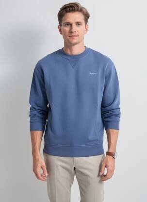 Sweat-shirt stretch manches longues bleu PEPE JEANS homme