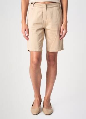 Short fermeture zippée sous rabat avec crochet taille normale beige SAINT JAMES femme