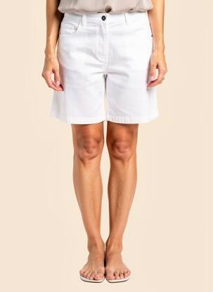 Short tissage denim taille normale blanc SAINT JAMES femme