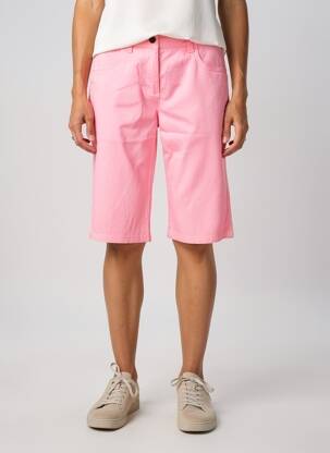 Bermuda tissage popeline taille normale rose SAINT JAMES femme