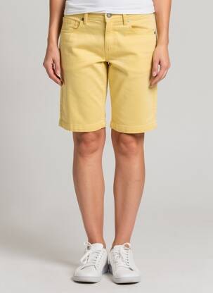Short tissage denim taille normale jaune SAINT JAMES femme