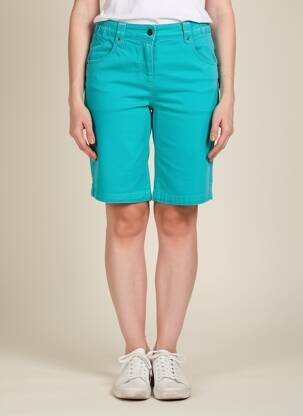 Short tissage denim taille normale bleu SAINT JAMES femme