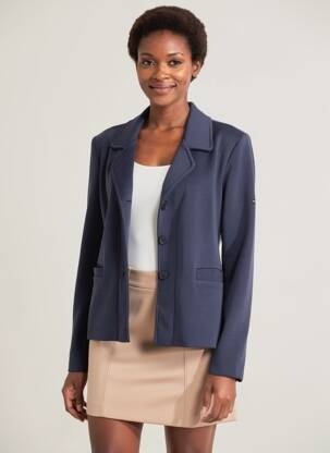 Blazer poches bleu SAINT JAMES femme