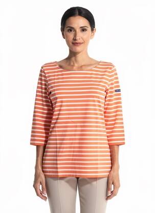 T-shirt manches 3/4 manches 3/4 orange SAINT JAMES femme