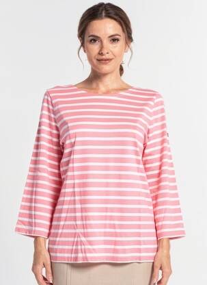 T-shirt manches 3/4 manches 3/4 rose SAINT JAMES femme