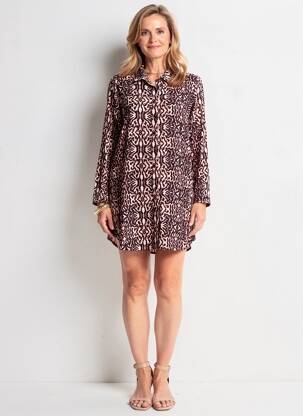 Robe courte manches longues manches longues noir CISO femme