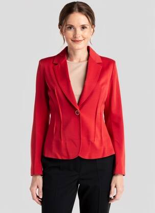 Blazer manches longues rouge KOCCA femme