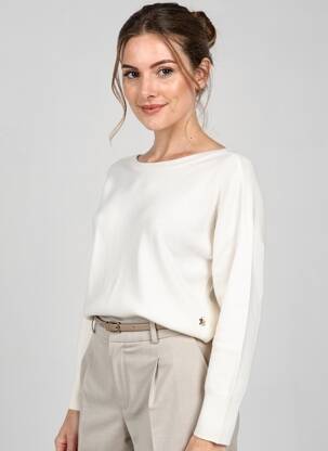 Pull stretch manches longues beige KOCCA femme