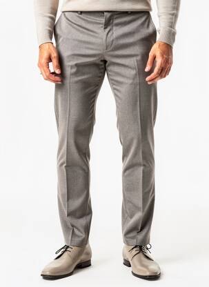Pantalon slim stretch taille normale gris BRUCE & BUTLER  homme
