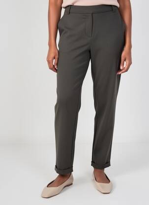 Pantalon slim taille élastique taille normale vert VERO MODA femme