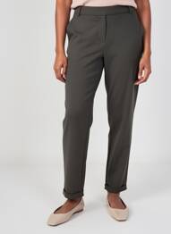 Pantalon slim taille élastique taille normale vert VERO MODA femme