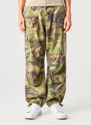 Pantalon cargo poches taille normale vert MISS SIXTY femme