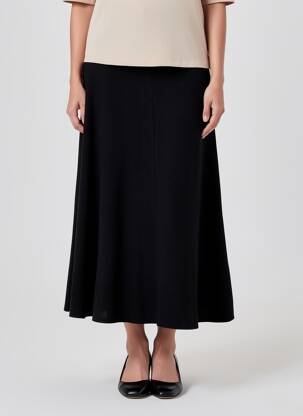 Jupe longue taille haute noir ZARA femme