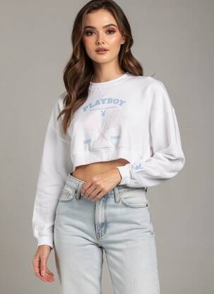 Pull coupe droite manches longues blanc JENNYFER femme