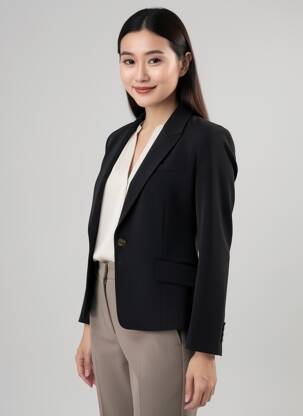 Blazer poches noir NENETTE femme