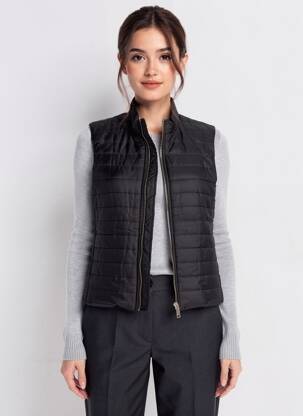 Doudoune poches sans capuche noir VERO MODA femme