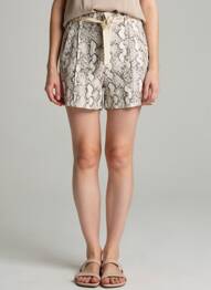 Short coupe droite gris LE TEMPS DES CERISES femme