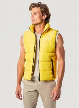Doudoune jaune SUPERDRY homme