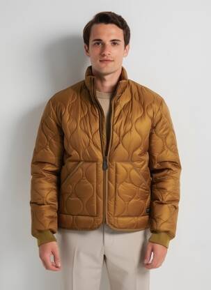 Doudoune marron SUPERDRY homme