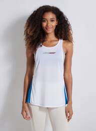 Débardeur sport multisport sans manche bleu TOMMY HILFIGER femme