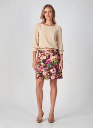 Jupe courte poches rose MOLLY BRACKEN femme