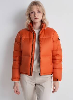 Doudoune orange SCHOTT femme