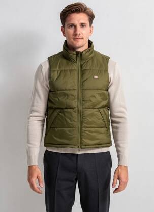 Doudoune col col montant vert DICKIES homme