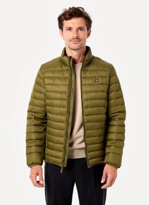 Doudoune col col montant marron BLEND homme