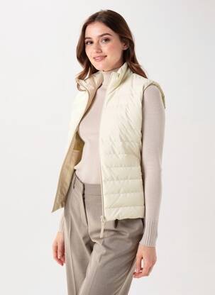 Doudoune col col montant blanc RAINS femme