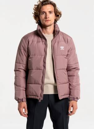 Doudoune col col montant marron ADIDAS homme
