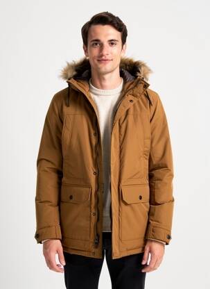 Parka marron JACK & JONES homme