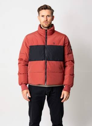 Doudoune col col montant rouge CALVIN KLEIN homme