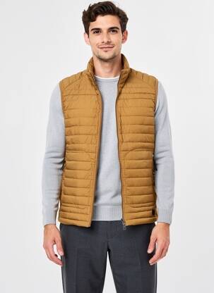 Doudoune col col montant marron JACK & JONES homme