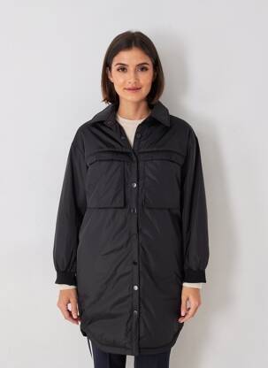 Parka col col montant noir I.CODE (By IKKS) femme