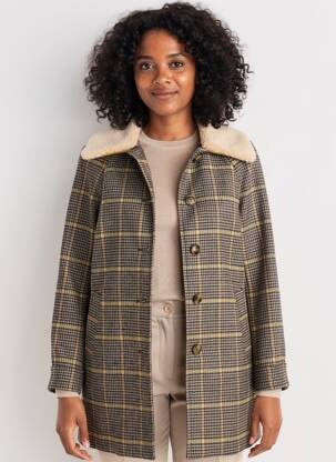 Manteau court marron STELLA FOREST femme