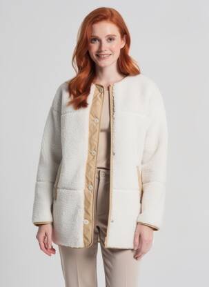 Manteau court beige LEVI'S femme