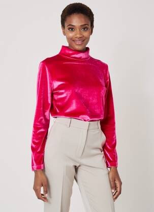 Sous-pull rose PAUL BRIAL femme