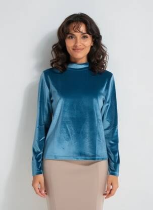 Top bleu PAUL BRIAL femme